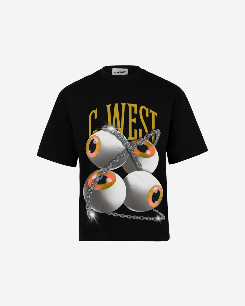 G West chained perception oversized tee GWROJMT67 - G West