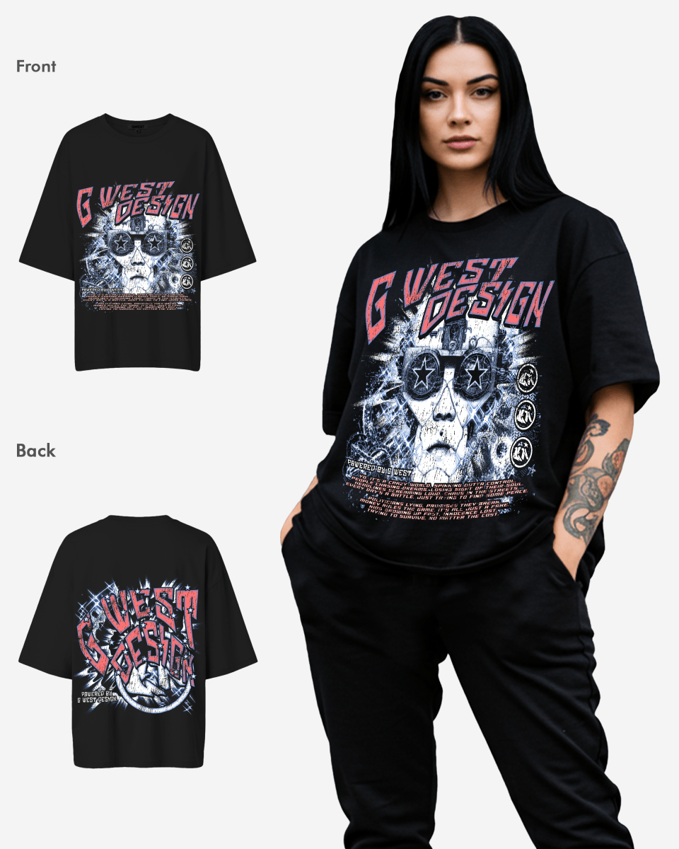 G West Chasing Dreams Premium Oversized Tee - WOMEN - G West