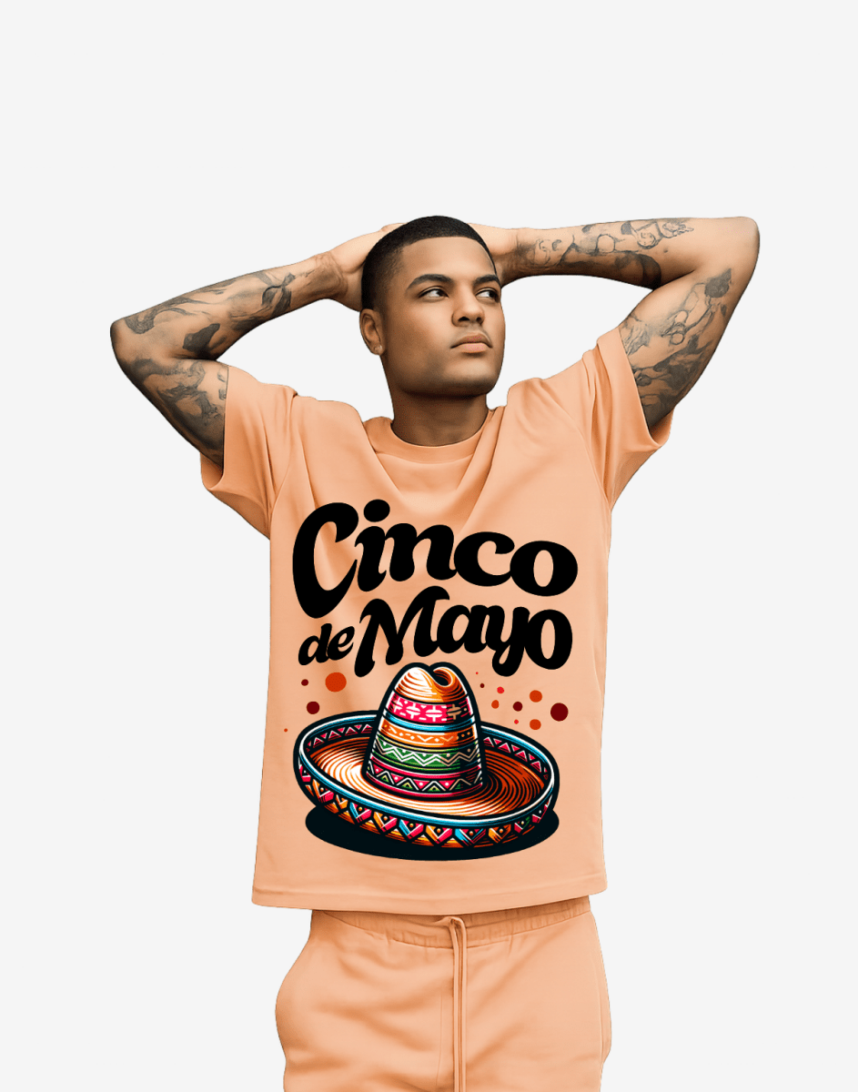 G West Classic Sombrero Cinco de Mayo T-Shirt - G West