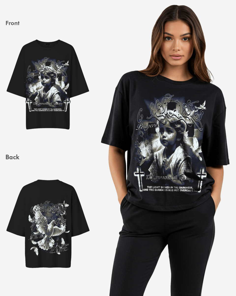 G West Connected All The Time Premium Oversized Tee - WOMEN - G West