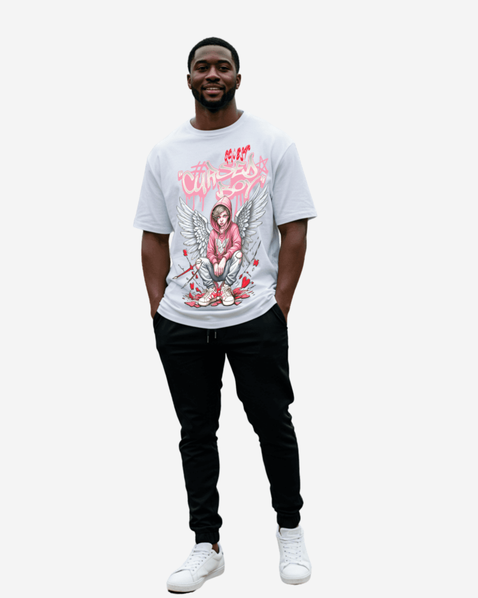 G West Cursed Boy Oversized Men's T-Shirt - G West