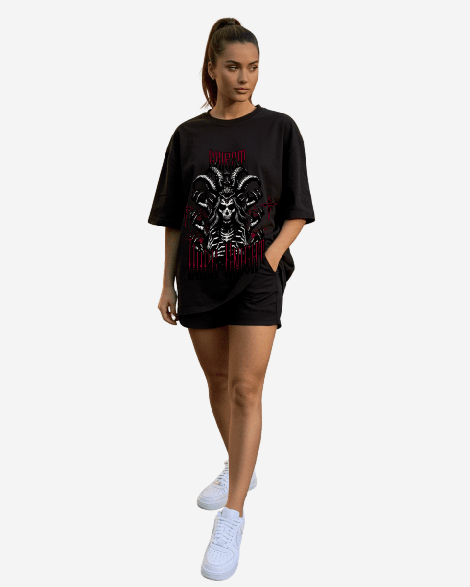 G West Dark Knight Oversized Women's T-Shirt - G West