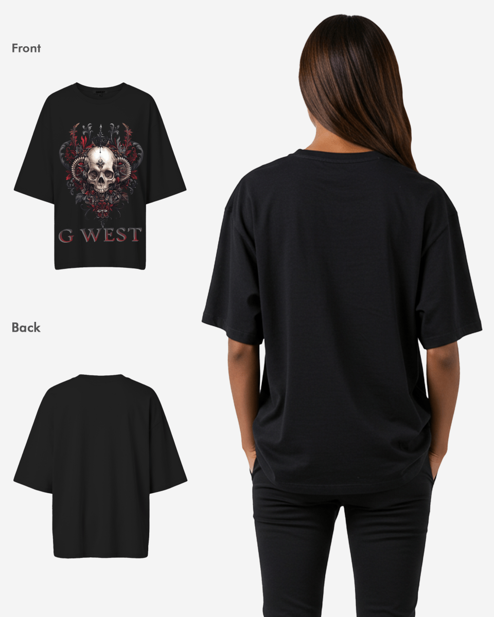 G West Dead Devil Oversized Tee - WOMEN - G West