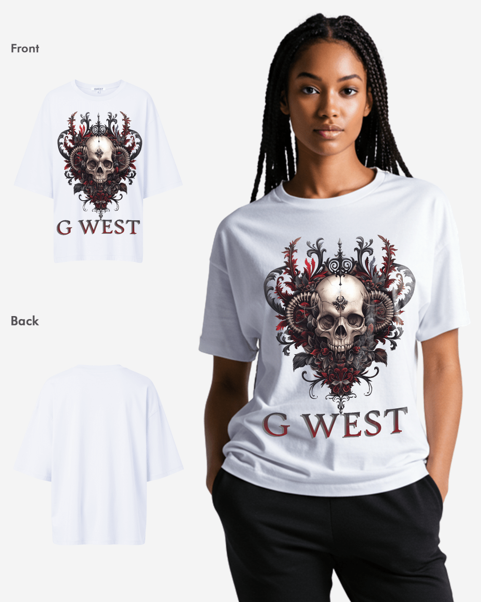 G West Dead Devil Oversized Tee - WOMEN - G West