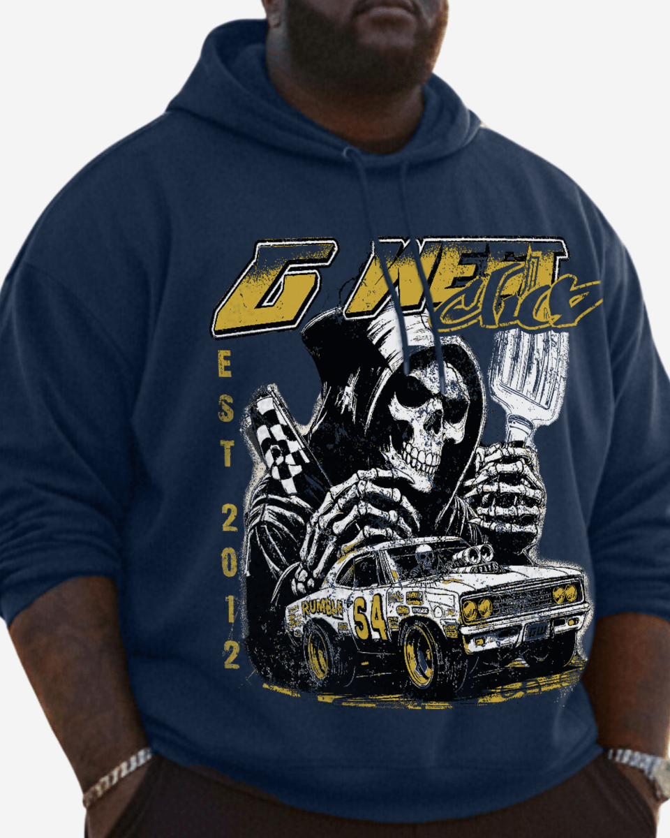 G West Death Drift Big And Tall Hoodie - G West