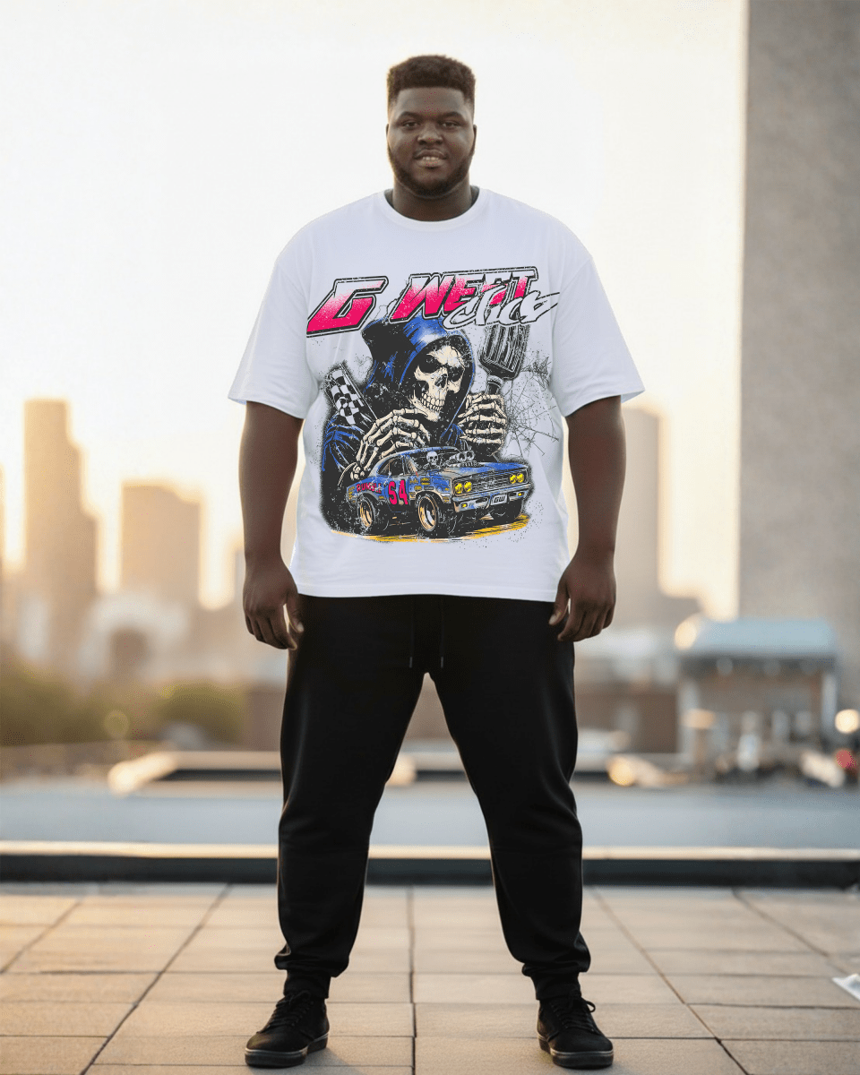 G West Death Drift Big And Tall Oversized T-Shirt - G West