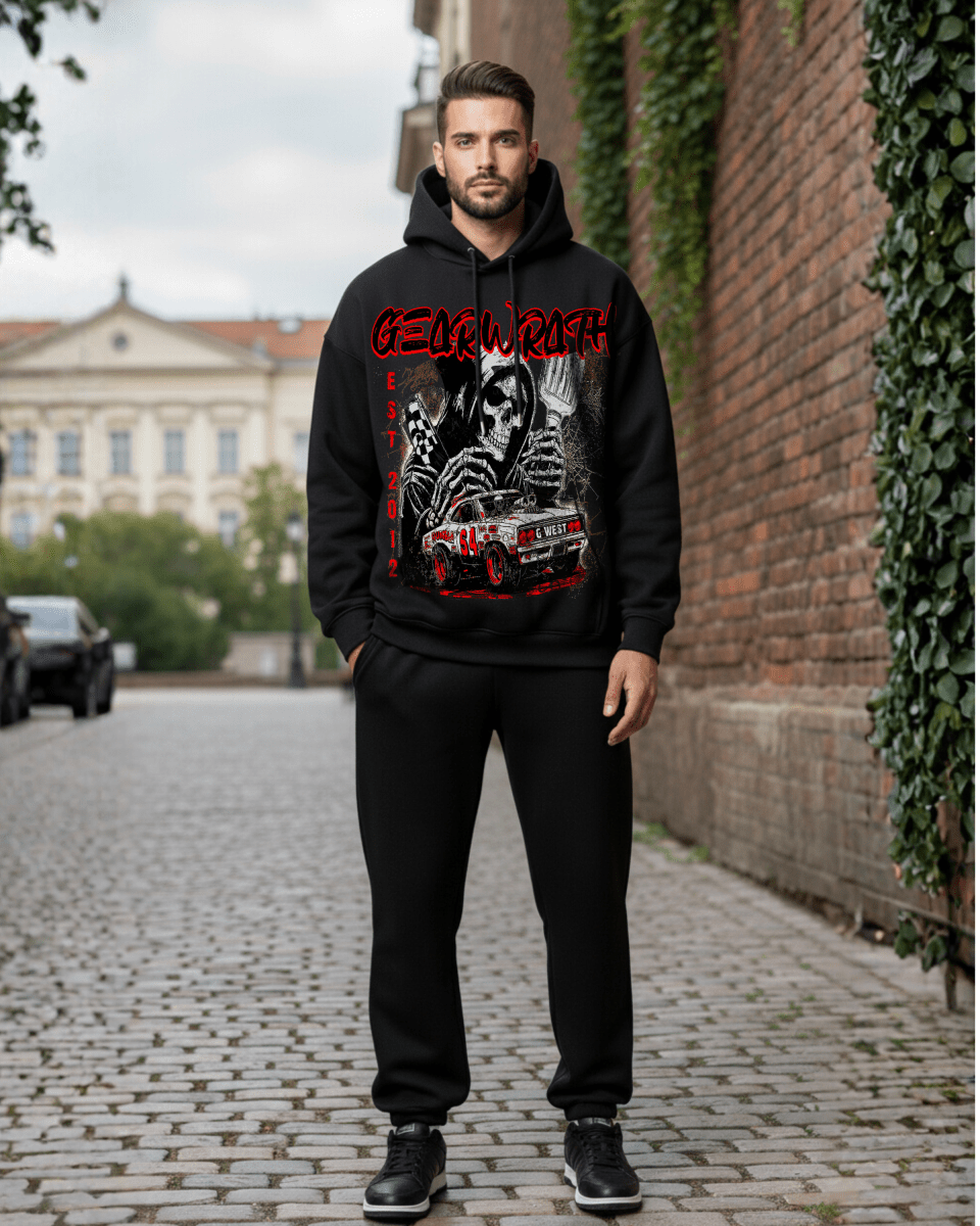 G West Death Drift Oversized Men's Hoodie - G West