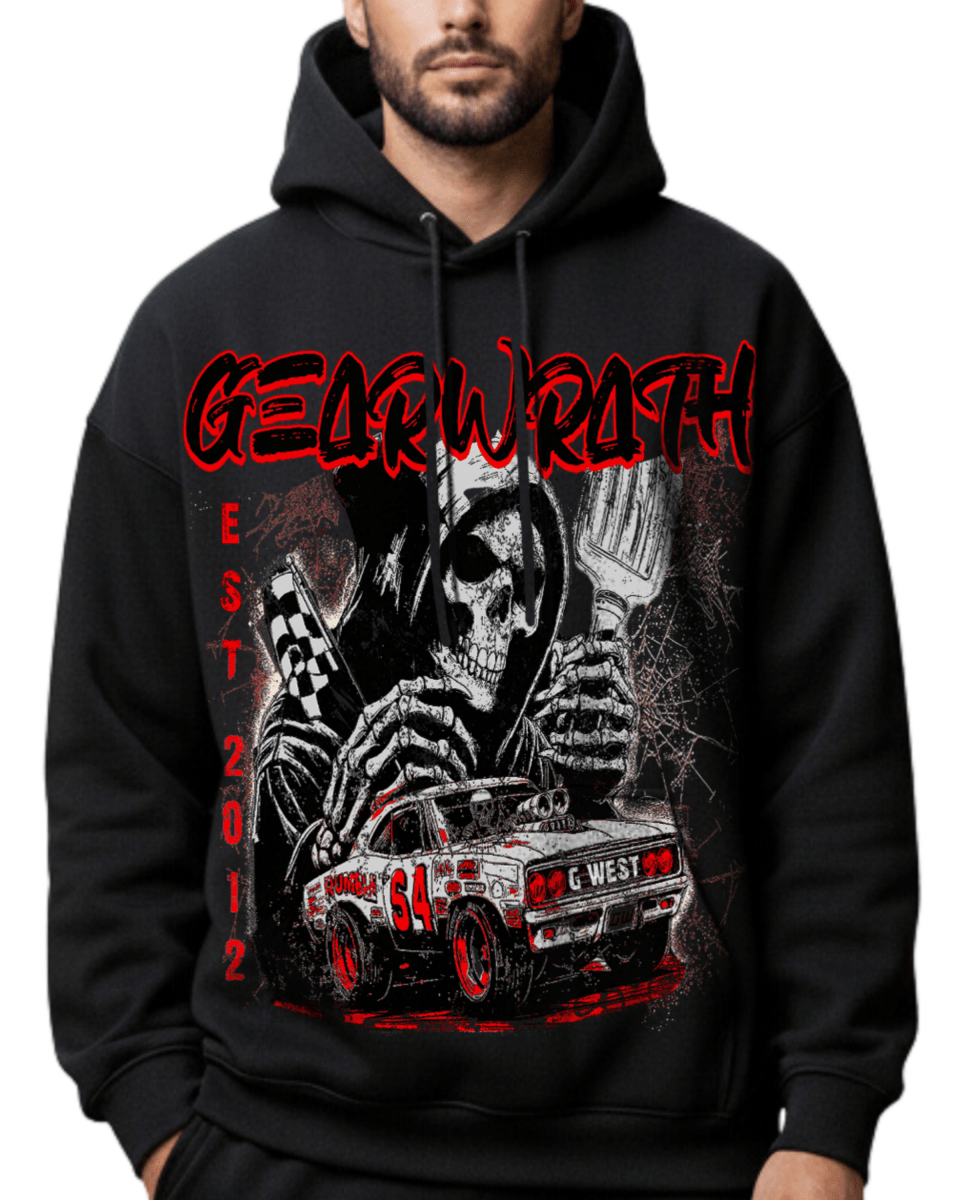 G West Death Drift Oversized Men's Hoodie - G West