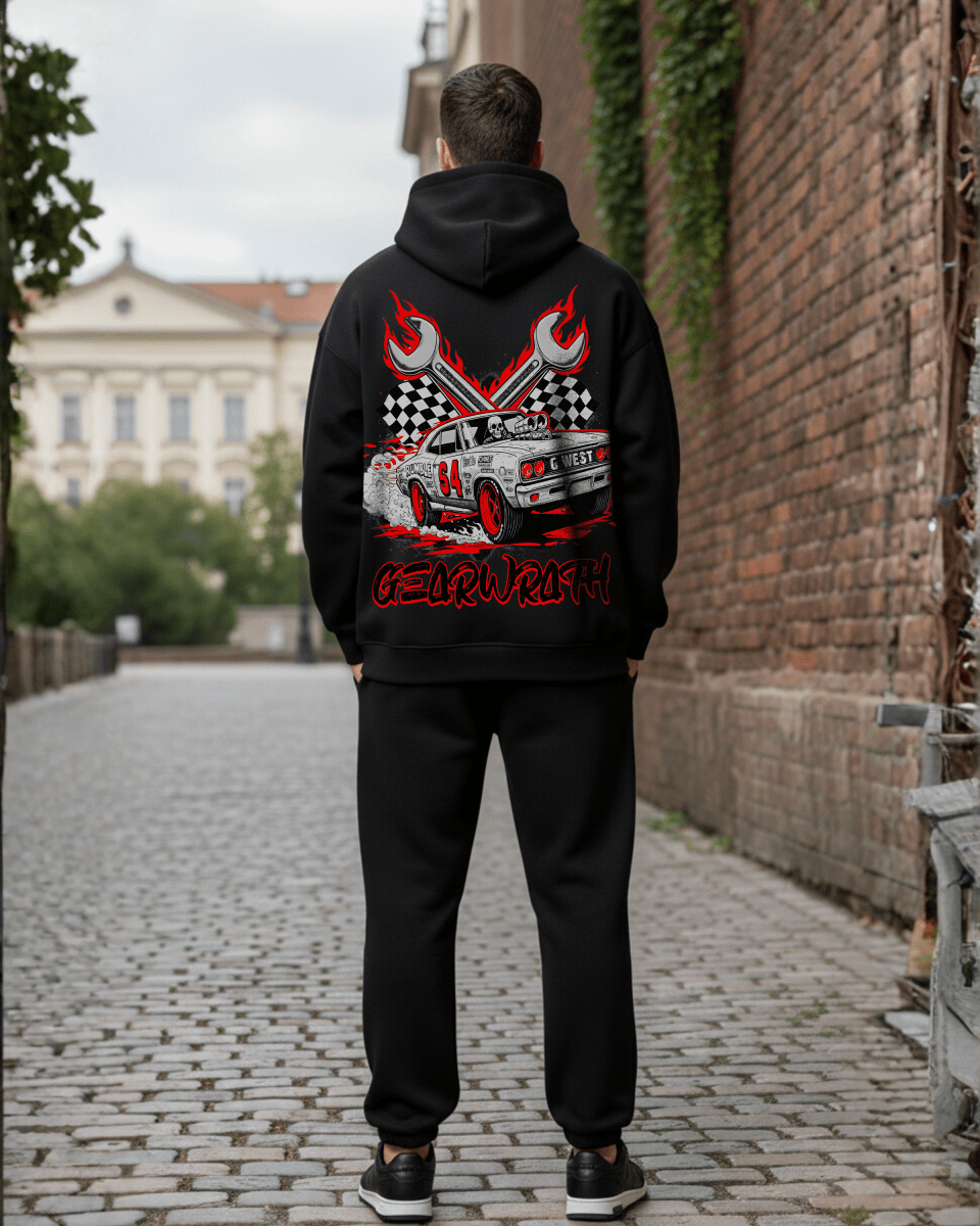 G West Death Drift Oversized Men's Hoodie - G West