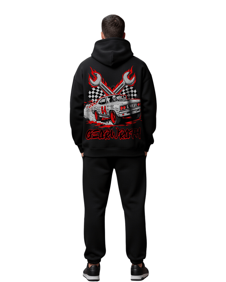 G West Death Drift Oversized Men's Hoodie - G West