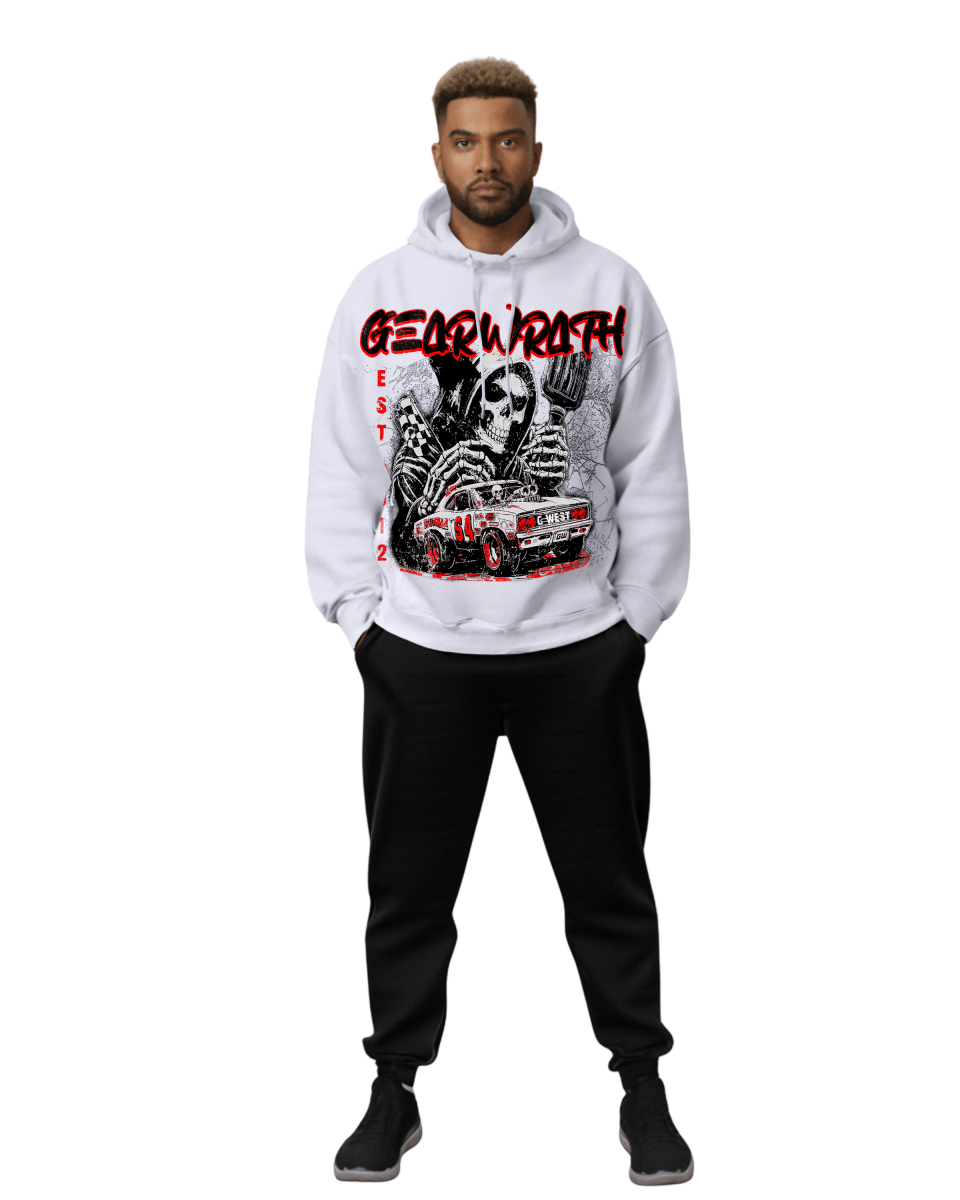 G West Death Drift Oversized Men's Hoodie - G West