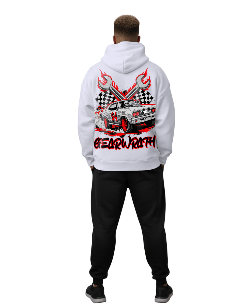 G West Death Drift Oversized Men's Hoodie - G West