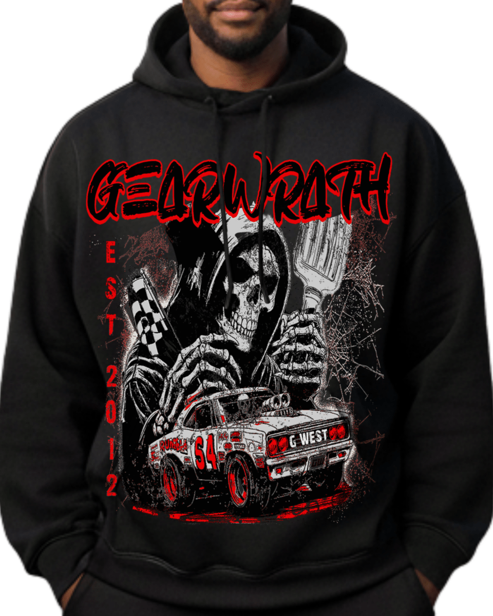 G West Death Drift Oversized Men's Hoodie - G West
