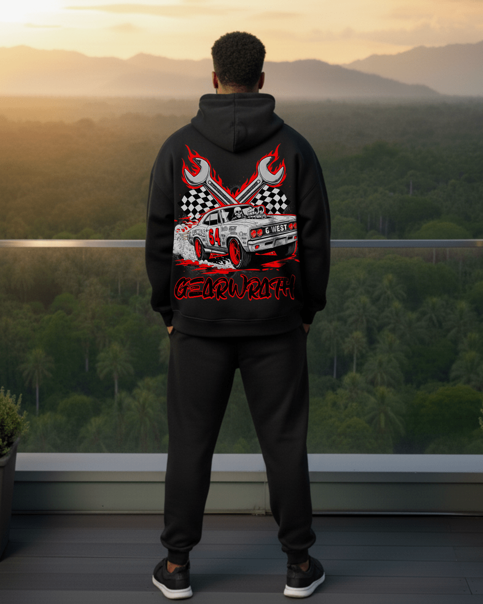 G West Death Drift Oversized Men's Hoodie - G West