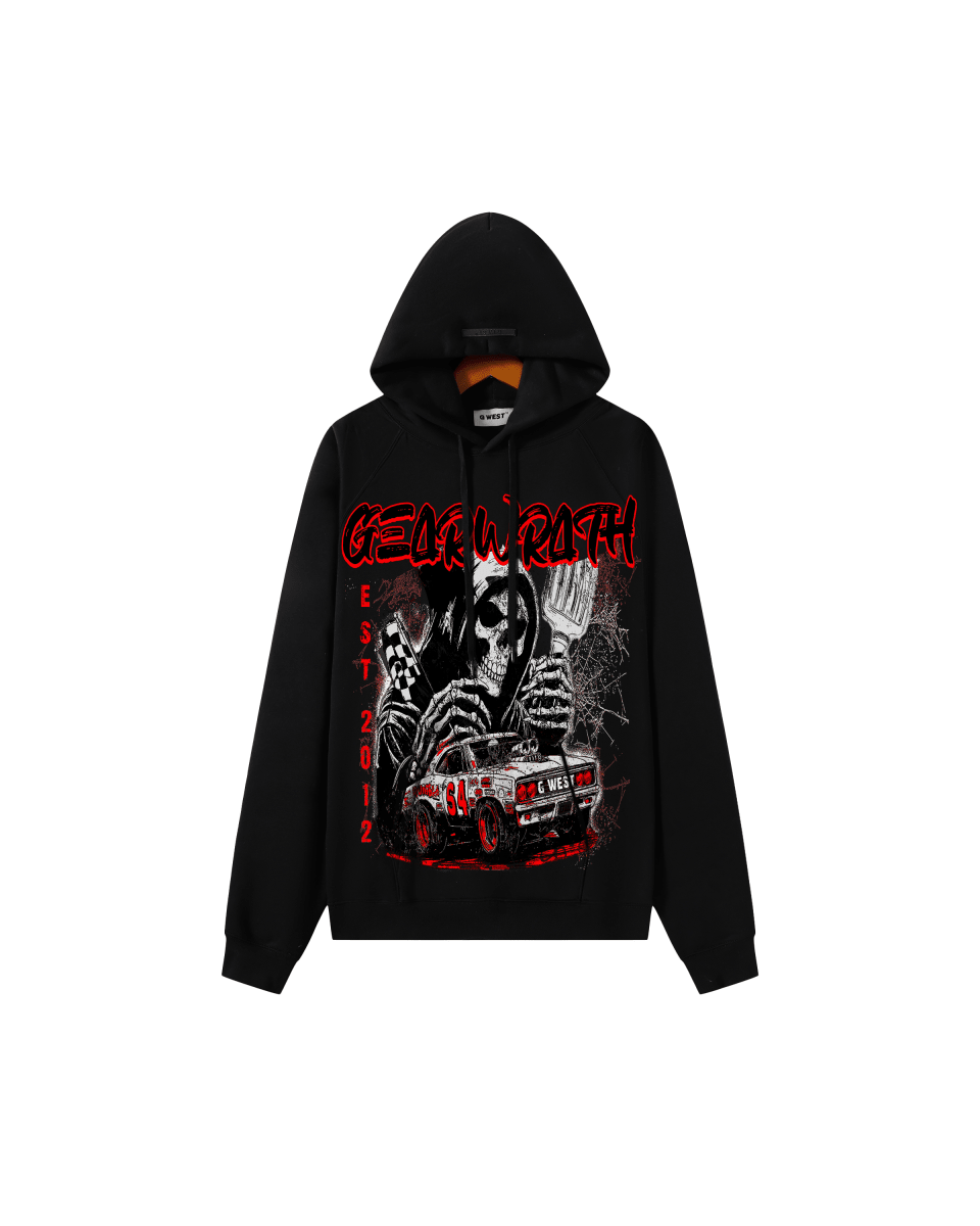 G West Death Drift Oversized Men's Hoodie - G West