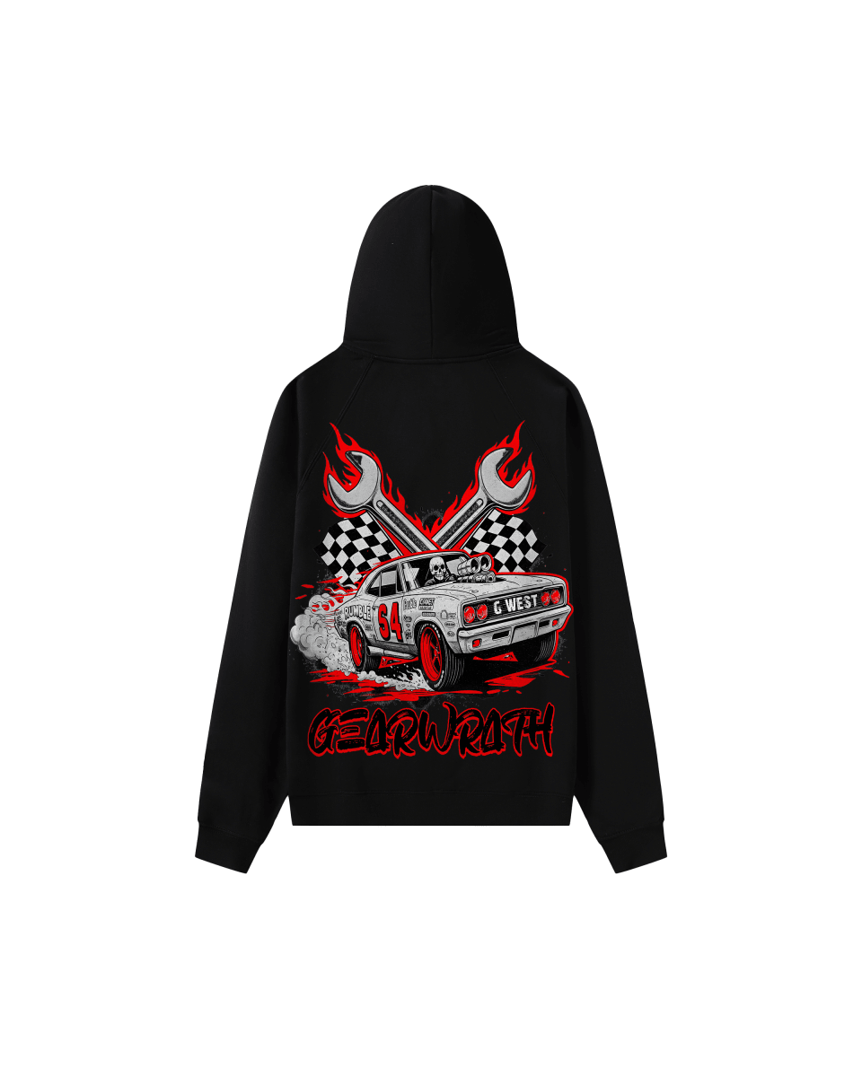 G West Death Drift Oversized Men's Hoodie - G West