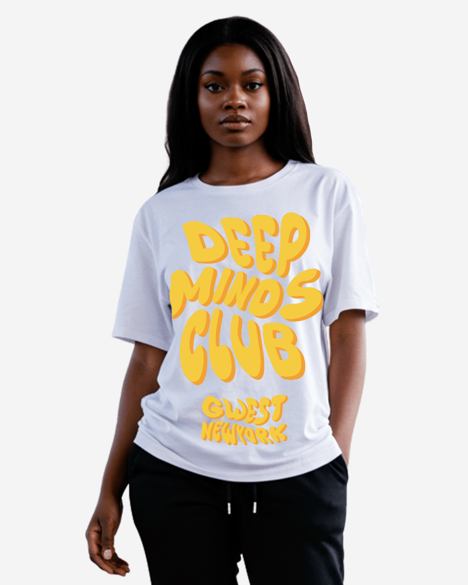 G West Deep Minds Club Oversized Tee - WOMEN - G West