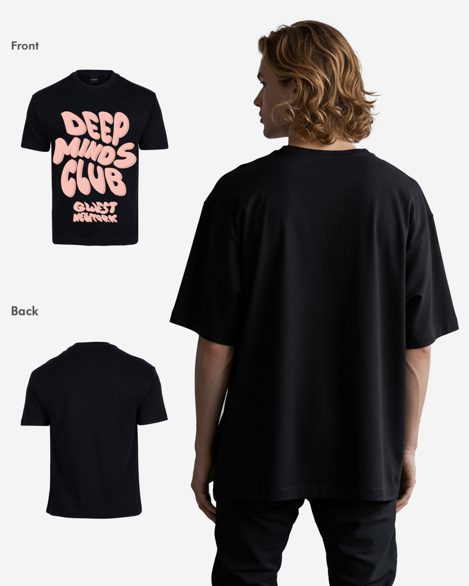 G West Deep Minds Club Oversized Tee - G West