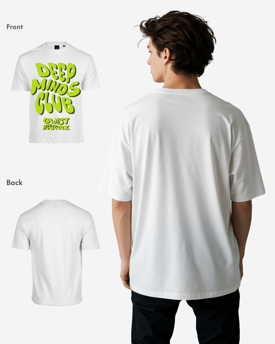 G West Deep Minds Club Oversized Tee - G West