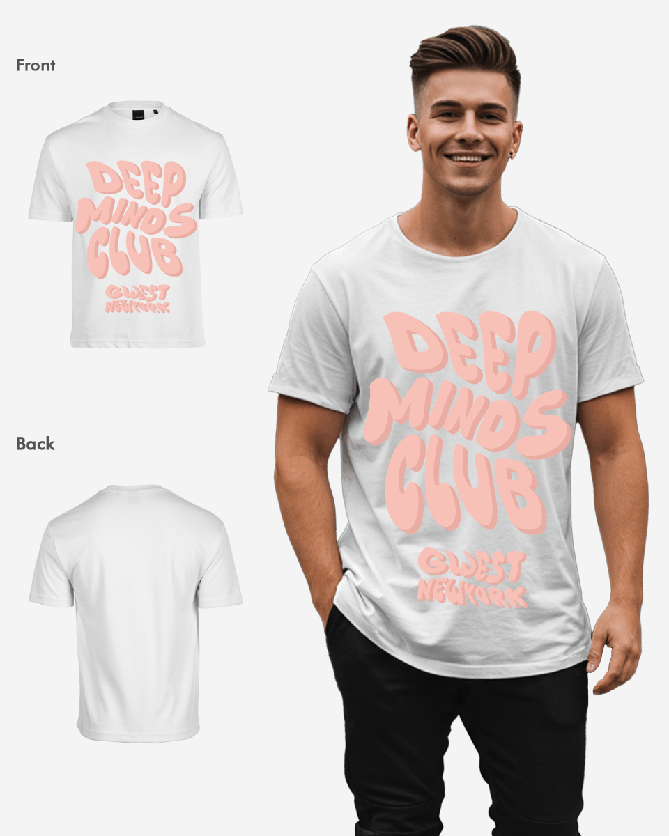 G West Deep Minds Club Oversized Tee - G West