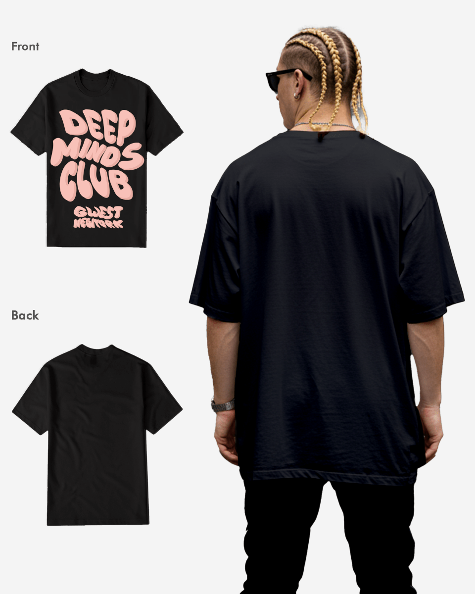 G WEST DEEP MINDS CLUB TEE Big and Tall - G West