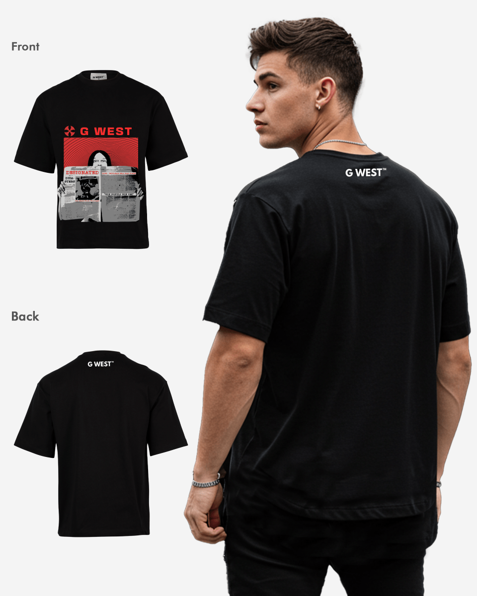 G - WEST DESIGNATED OVERSIZED TEE GWROJMT62 - G West