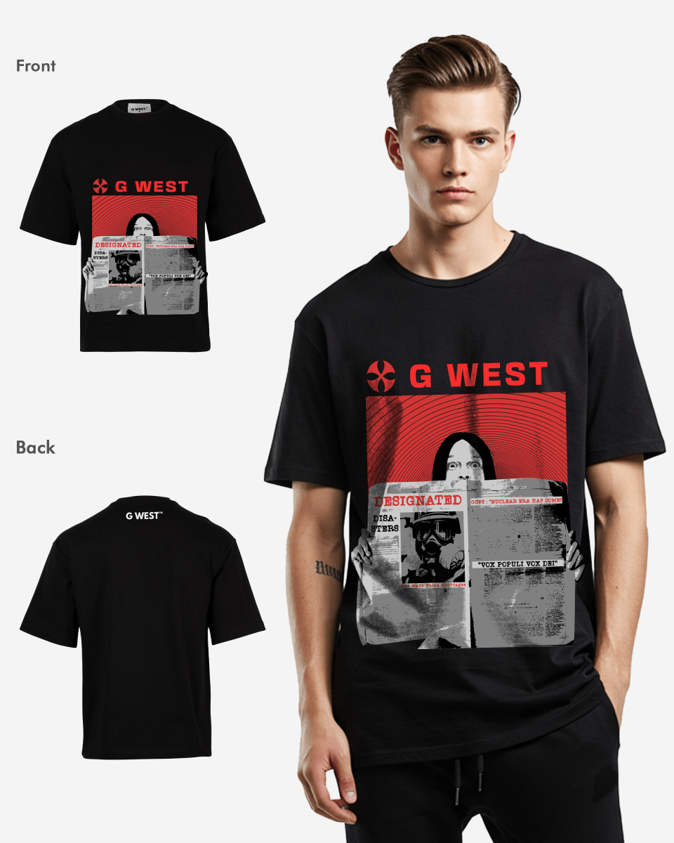 G - WEST DESIGNATED OVERSIZED TEE GWROJMT62 - G West