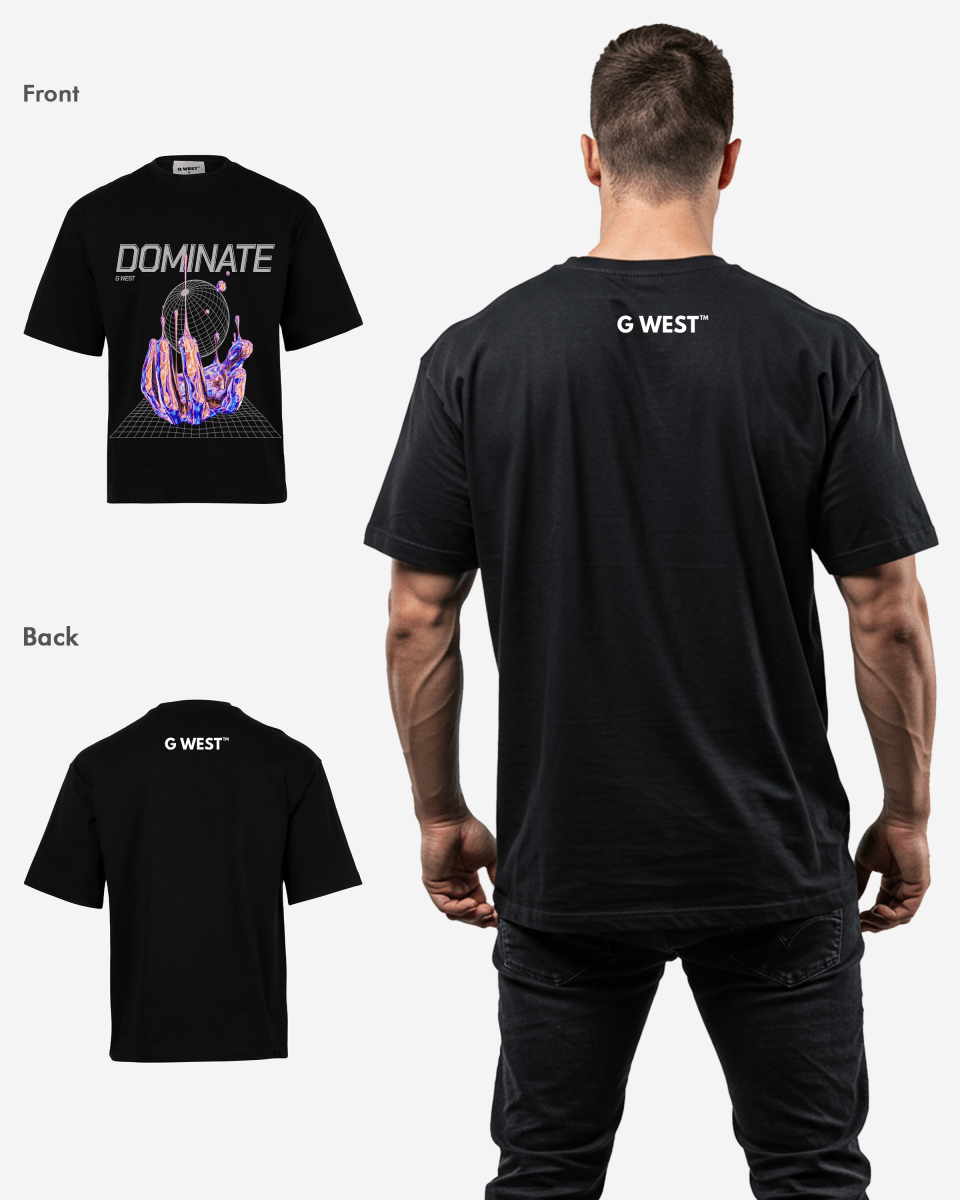 G - WEST DOMINATE OVERSIZED TEE GWROJMT197 - G West