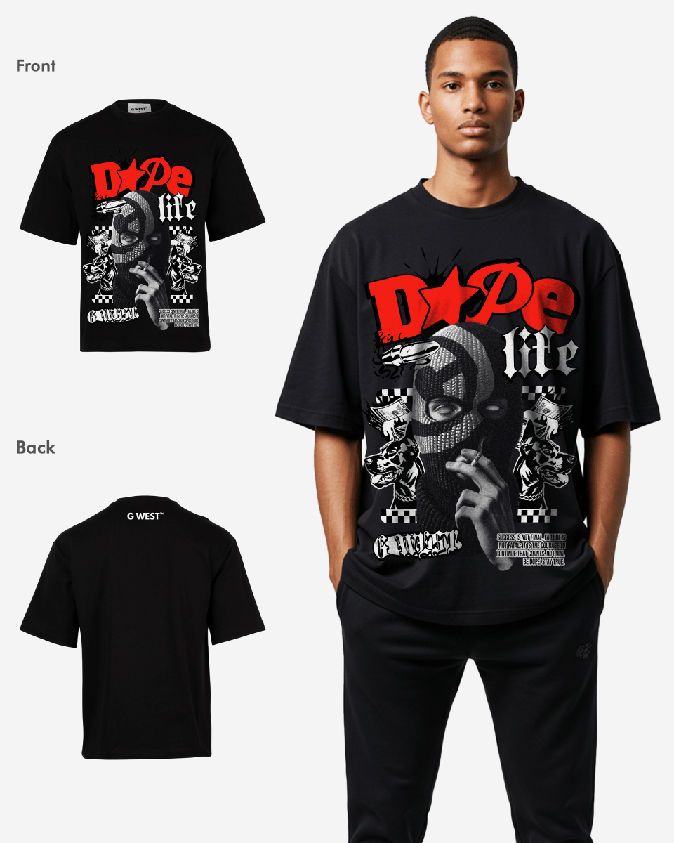 G - WEST DOPE LIFE OVERSIZED TEE GWROJMT92 - G West