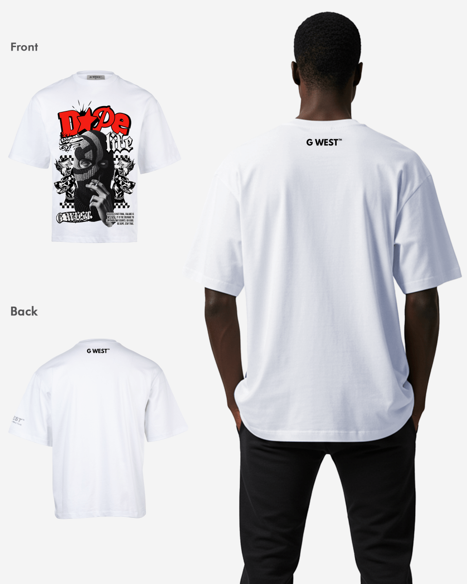 G - WEST DOPE LIFE OVERSIZED TEE GWROJMT92 - G West