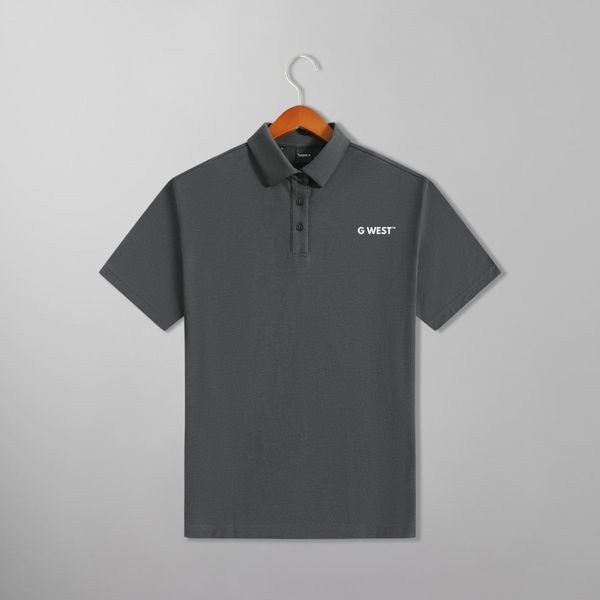 G WEST Dri Ease Polo Shirt Mens Style (Graphite) - G West