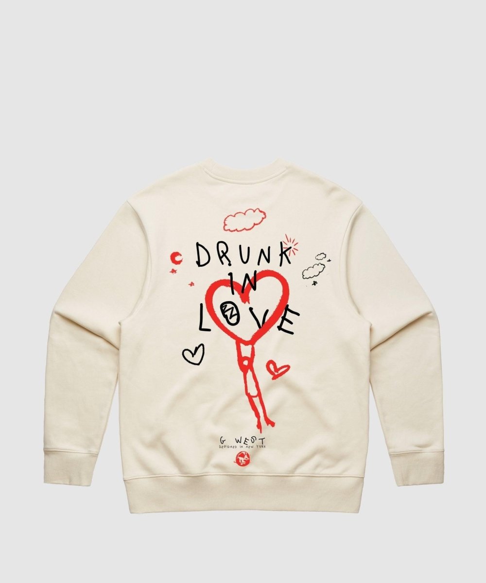 G West Drunk In Love Heavy Premium Crewneck - 6 Colors - G West