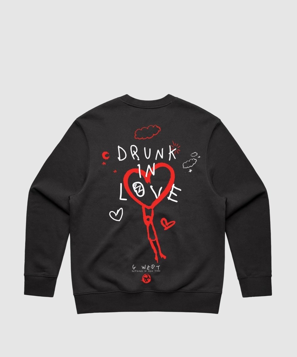 G West Drunk In Love Heavy Premium Crewneck - 6 Colors - G West