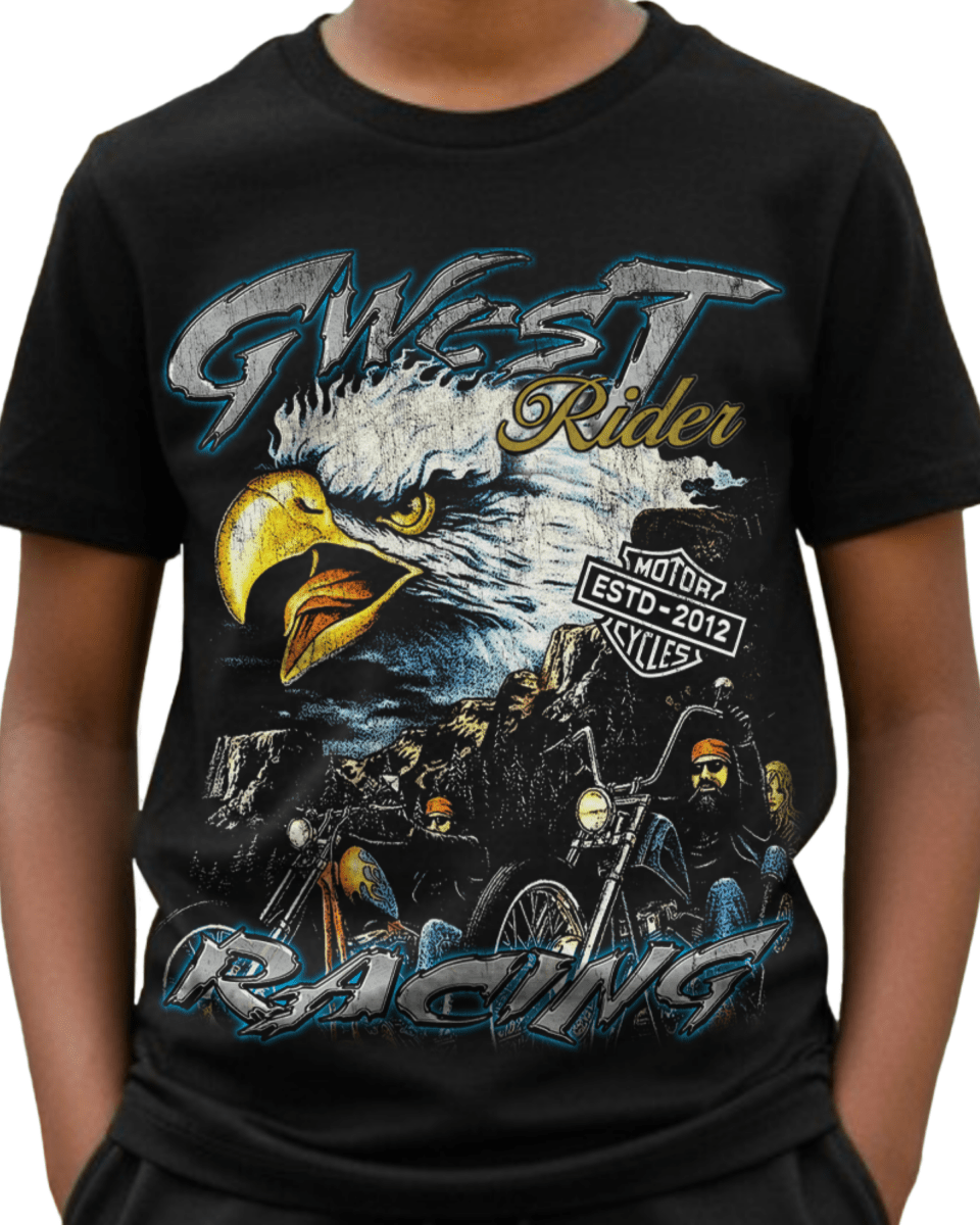 G West Eagle Fury Riders Kids T-Shirt - G West