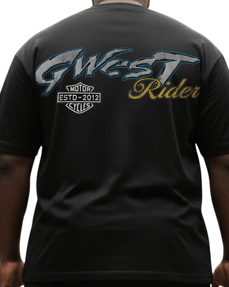G West Eagle Fury Riders Men's Big And Tall T-Shirt - G West
