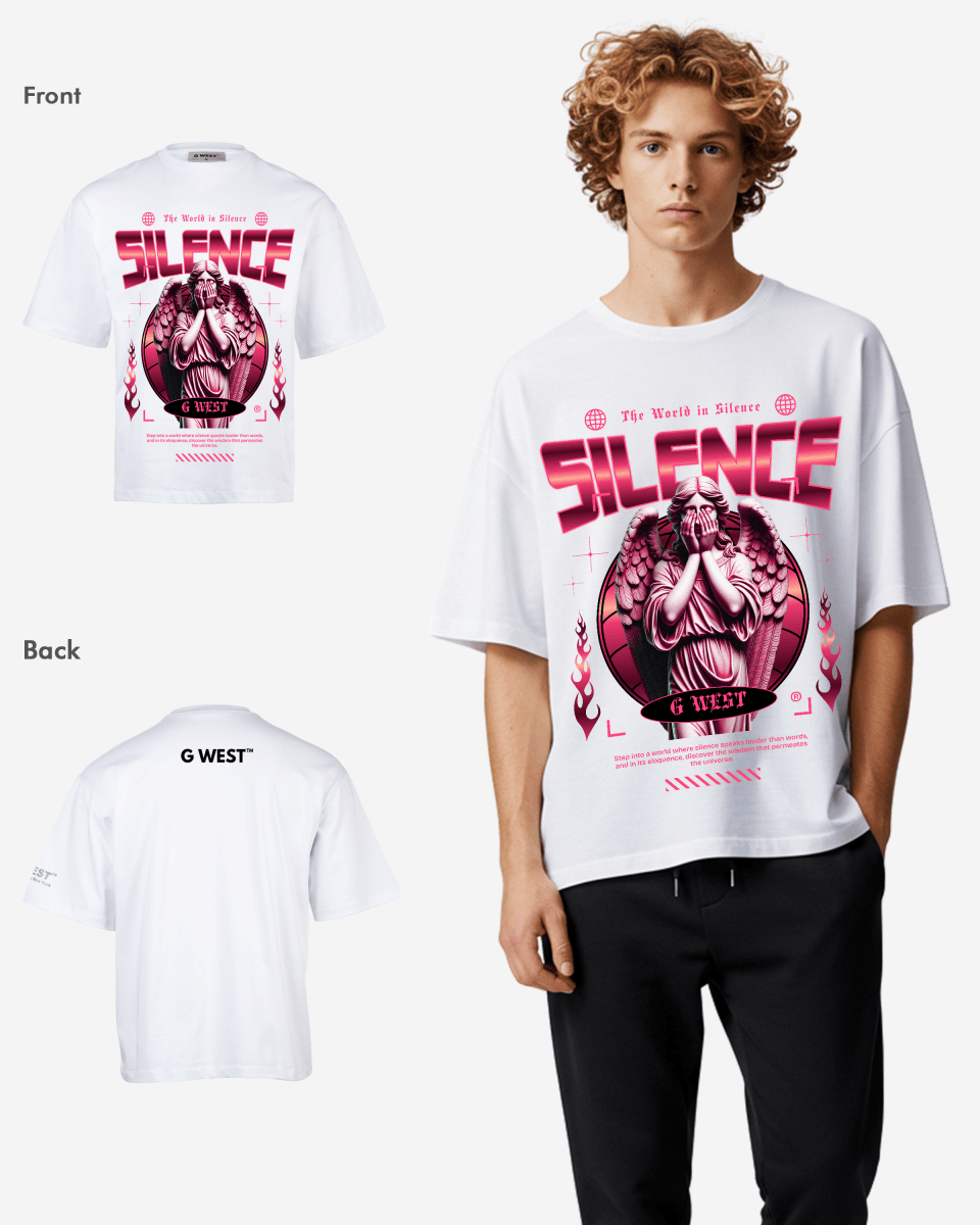 G - WEST ECHOES OF SILENCE OVERSIZED TEE GWROJMT193 - G West