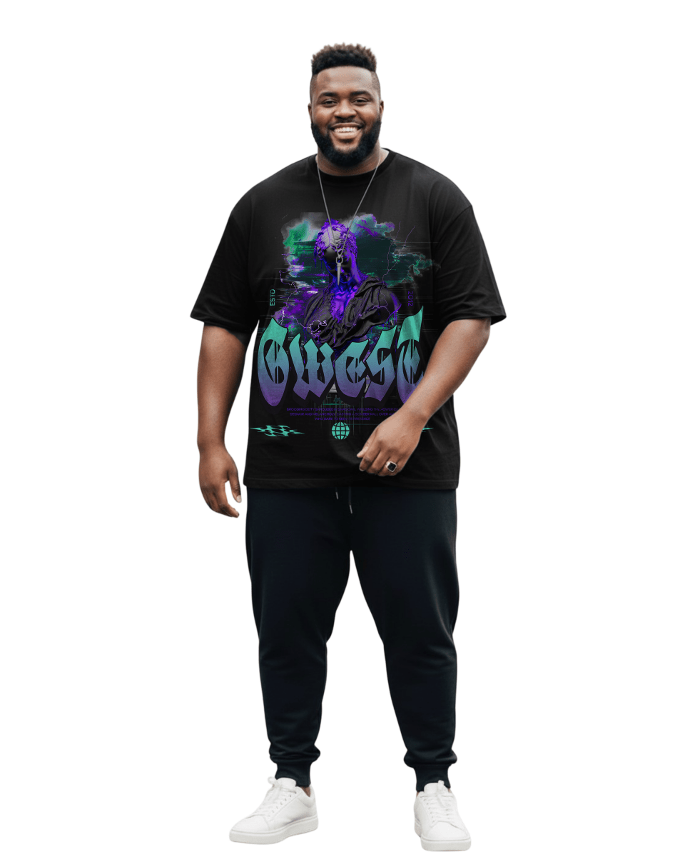 G West Electric Myth Big And Tall Oversized T-Shirt - G West