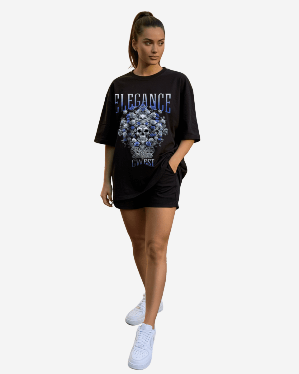G West Elegance In Decay Oversized Women's T-Shirt - G West