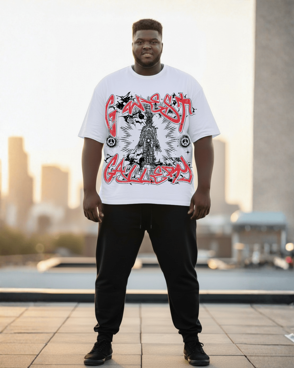 G West Energy Uprising Big And Tall Oversized T-Shirt - G West