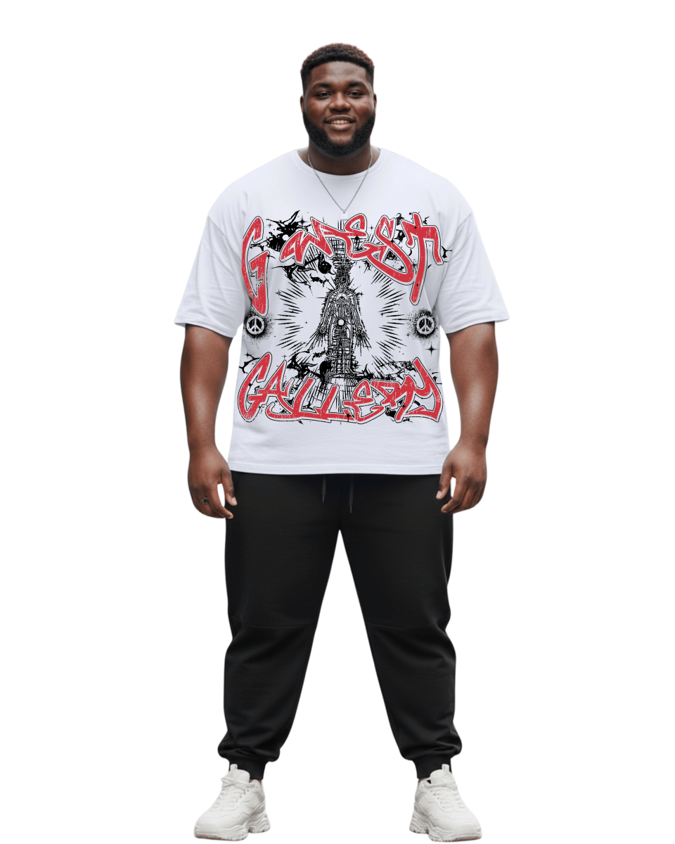 G West Energy Uprising Big And Tall Oversized T-Shirt - G West