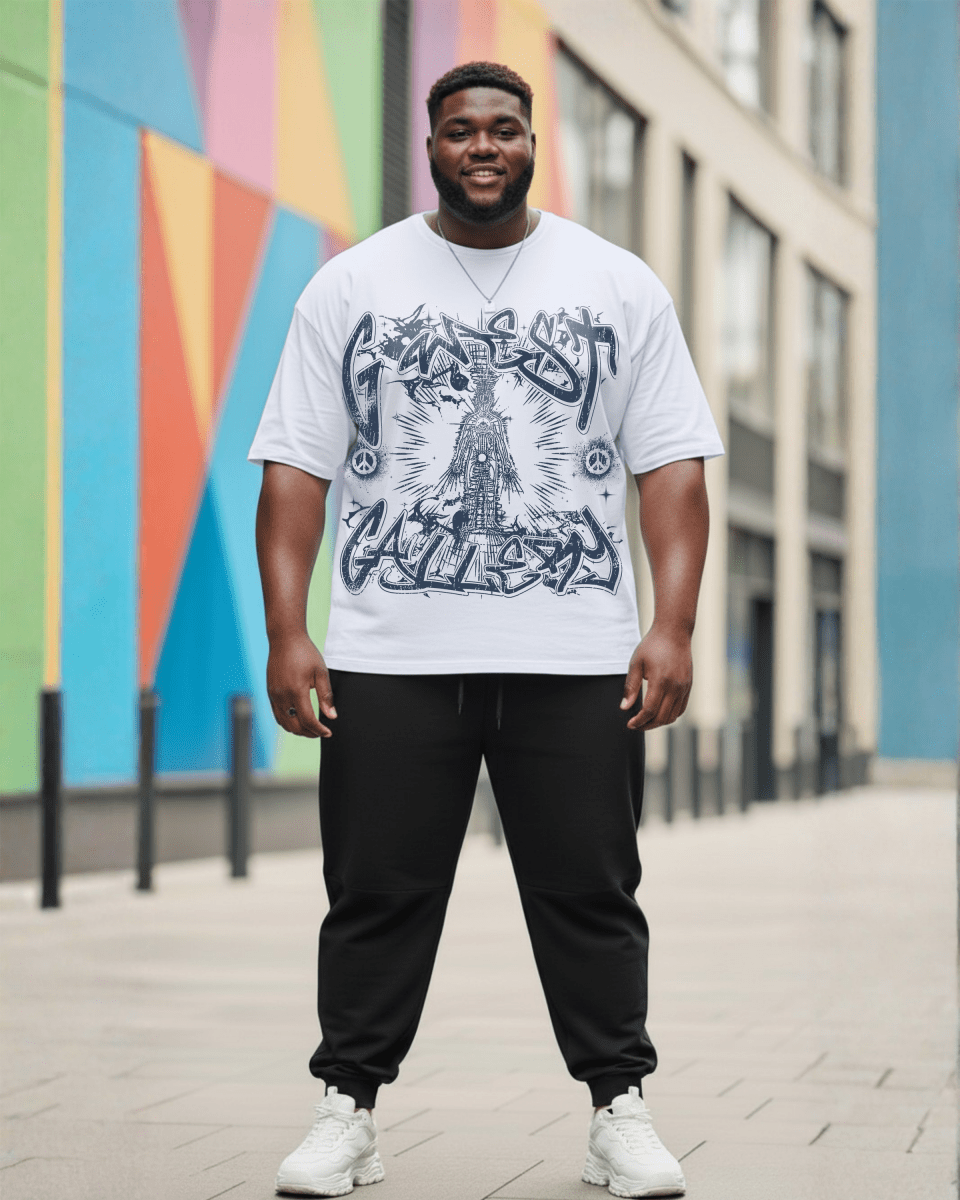 G West Energy Uprising Big And Tall Oversized T-Shirt - G West