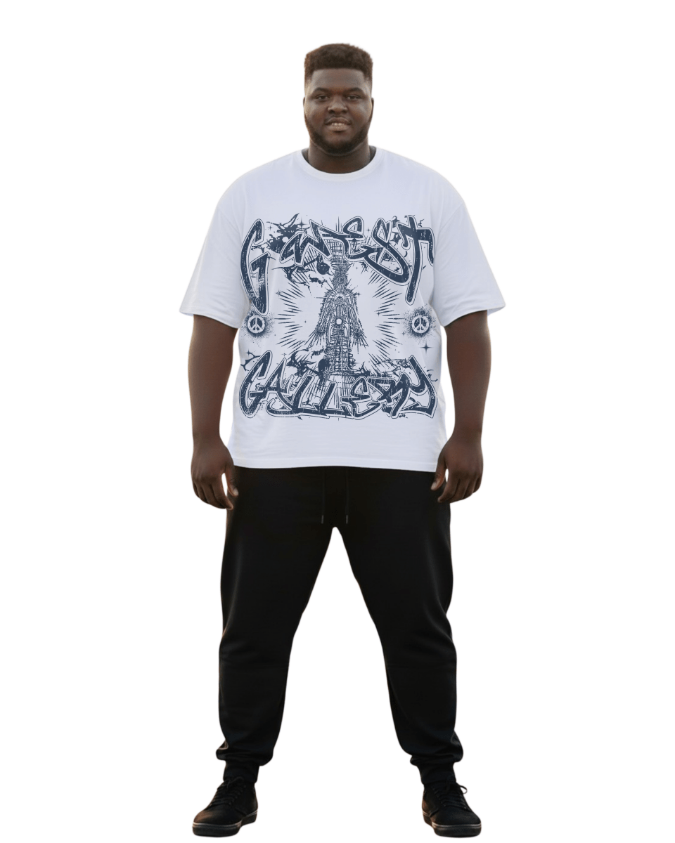 G West Energy Uprising Big And Tall Oversized T-Shirt - G West