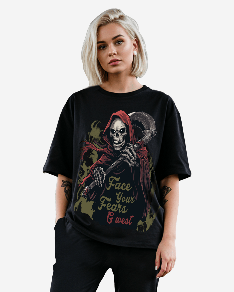 G West Face Your Fears Oversized Tee - WOMEN - G West