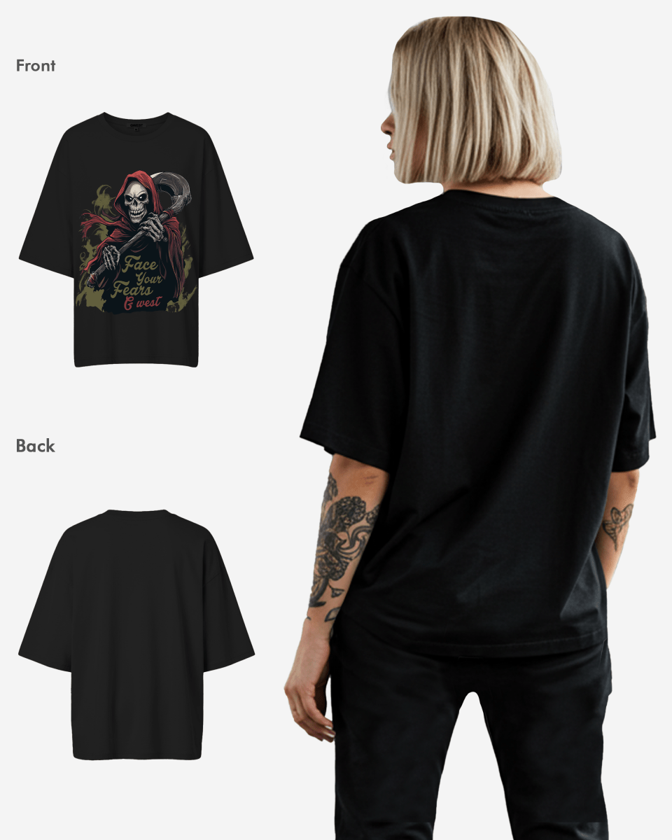 G West Face Your Fears Oversized Tee - WOMEN - G West