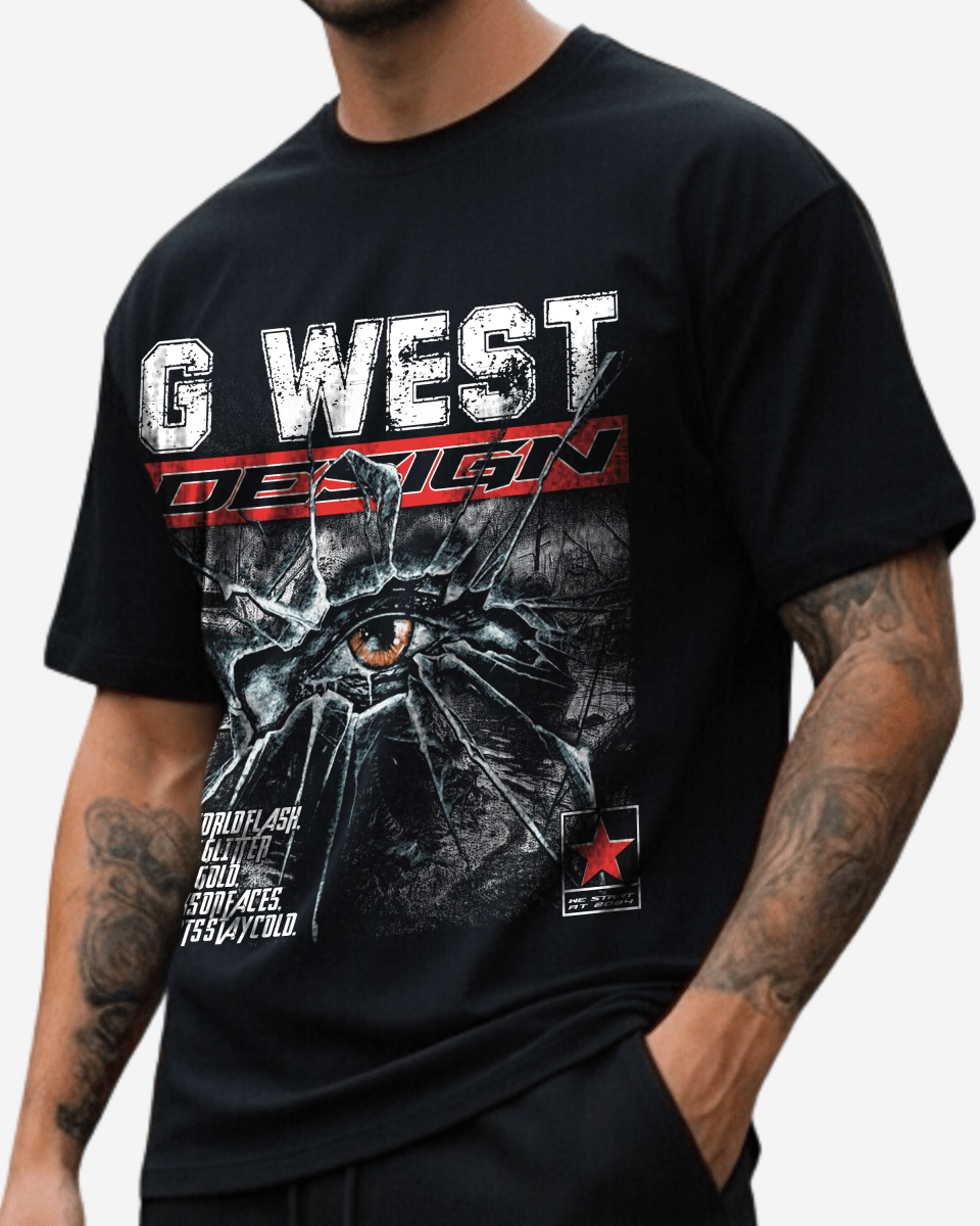 G West Fake World Oversized T-Shirt - G West