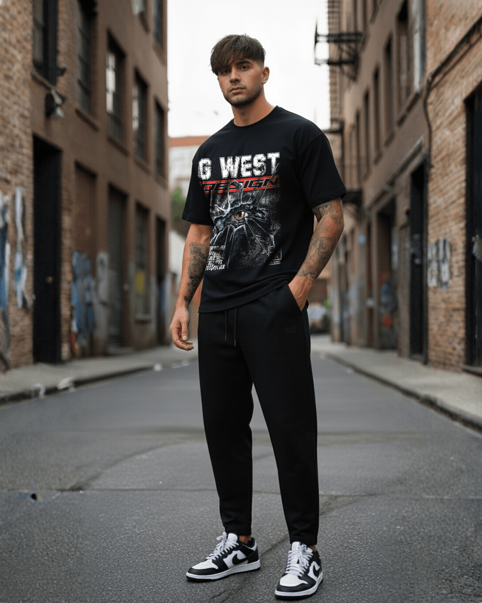 G West Fake World Oversized T-Shirt - G West