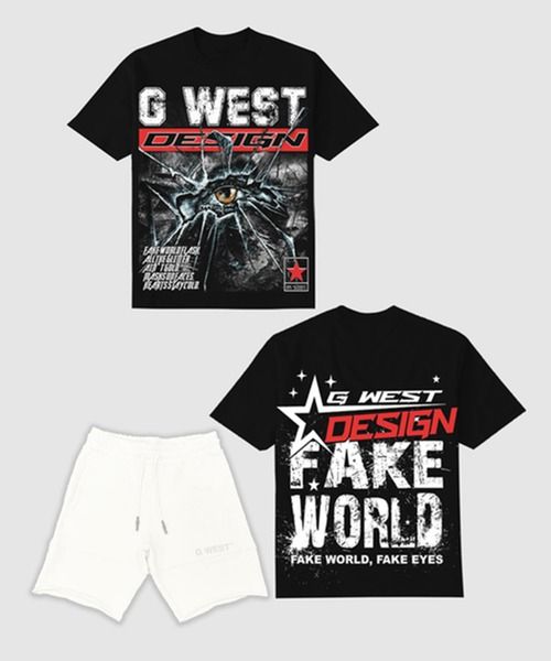 G West Fake World Tee & Short Set - G West