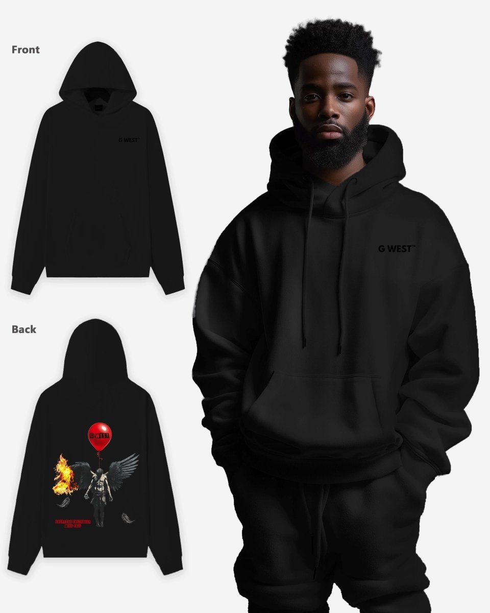 G West Fallen Angel Oversize Hoodie - G West