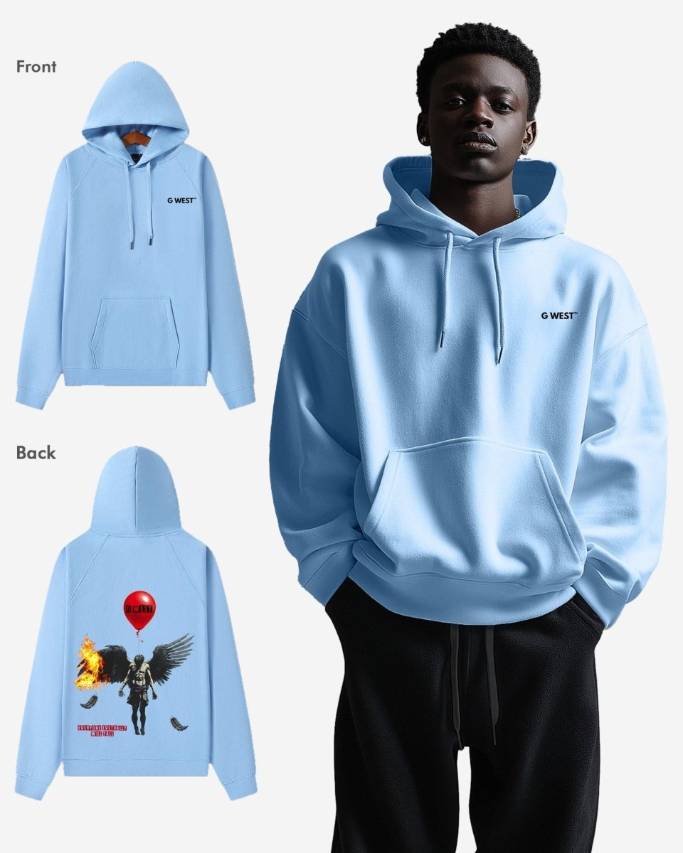 G West Fallen Angel Oversize Hoodie - G West