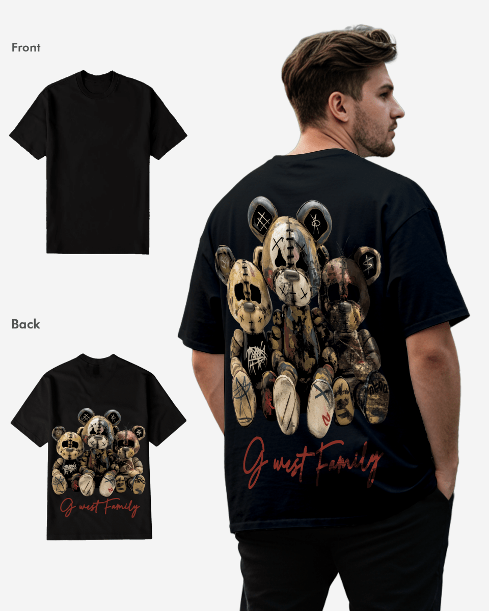 G West Family Black Tee Big and Tall - G West